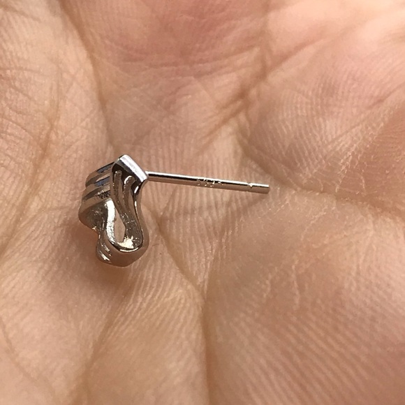 Sterling Silver 925 Stud Earrings - Picture 5 of 5